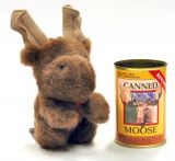 Canned Critters - Moose Stuffed Animal