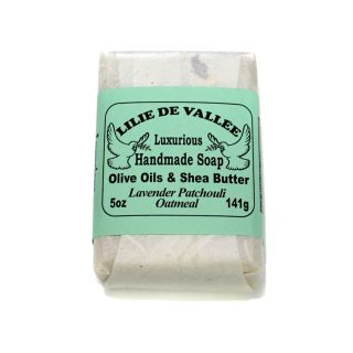 Lilie de Vallee Olive Oil & Shea Butter Soap - Lavender Patchouli - 5 oz