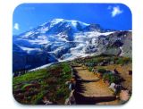 Mount Rainier Glacier Mousepad