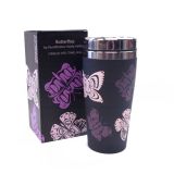 Native American Butterfly Design Insulated Travel Mug - 7