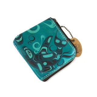 Native Origins Coin Pouch - Orca (Teal)