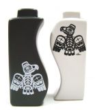 North Coast Indian Eagle Design - Salt and Pepper Shakers