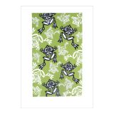 North Coast Indian Frog Design Dish Towel