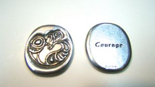 Pocket Spirit - Eagle Circle (COURAGE) - by Mark A. Jacobson, Ojibway