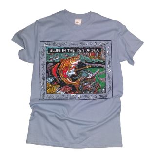 Ray Troll - Blues In The Key Of Sea T-shirt