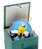 Smile At The Rain Glass Ornament - By Beth Logan - 3