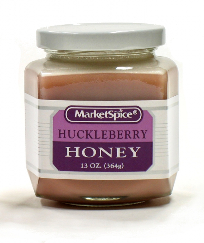 Market Spice Huckleberry Honey - 13 oz jar