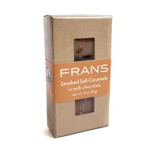 Fran's Smoked Salt Caramels in Milk Chocolate - 0.9 oz (25g)