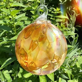 Glass Eye Studio - Limited Edition 2023 Holiday Ornament (Amber Gold)