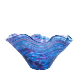 Glass Eye Studio - Mini Wave Bowl - Violet Twist - 5