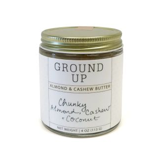 Ground Up - Almond & Cashew Butter - Chunky Coconut - 4oz