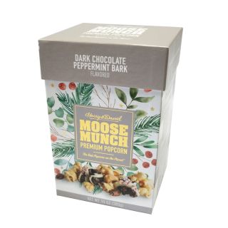 Harry & David's Dark Chocolate Peppermint Bark Moose Munch Popcorn - 10oz