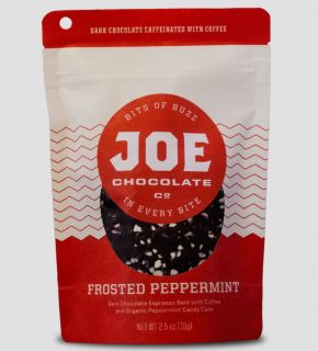 Joe Chocolate Co. - Frosted Peppermint Espresso Bark - 2.5oz