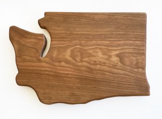Maple Wood Washington Cutting Board - approx. 8