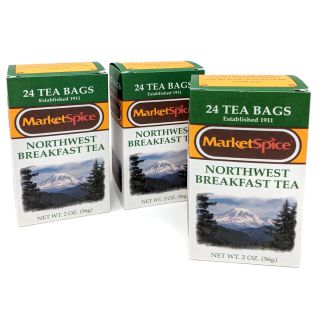 MarketSpice Northwest Breakfast Tea - Best Price: 72 bags (3 boxes)