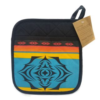 Native American - Salish Sunset Design - Pot Holder