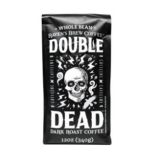 Raven's Brew - Double Dead Dark Roast Coffee - 12oz Whole Bean