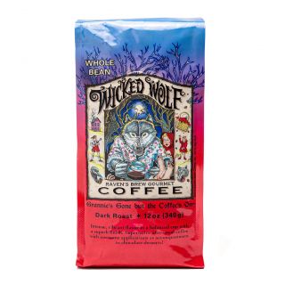 Raven's Brew - Wicked Wolf Dark Roast Coffee - 12oz Whole Bean