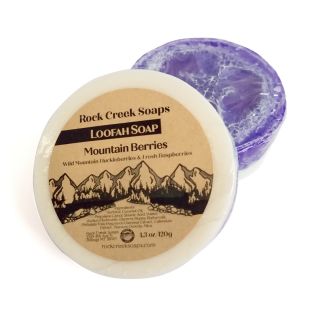 Rock Creek Soaps - Mountain Berries Loofah Soap