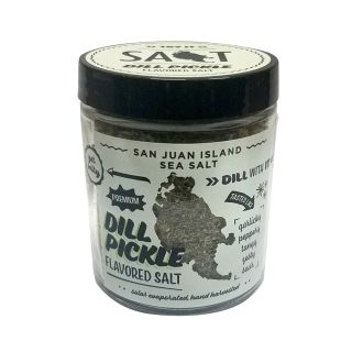 San Juan Island Sea Salt - Dill Pickle Flavored Salt - 4oz