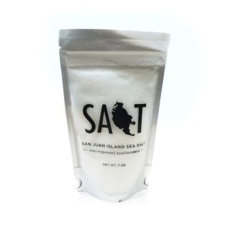 San Juan Island Sea Salt - Hand Harvested Sea Salt - 7oz