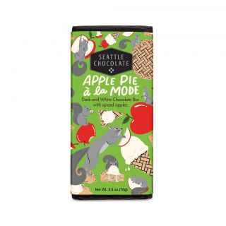 Seattle Chocolate - Apple Pie A La Mode Chocolate Truffle Bar - 2.5 oz { Fall Seasonal }