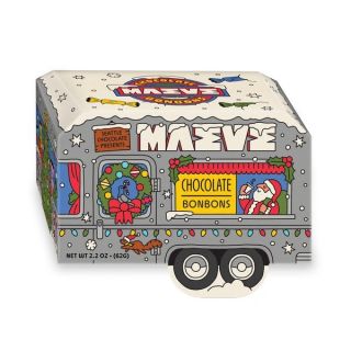 Seattle Chocolates Presents Maeve - Santa's Camper - Mini Bonbon Box