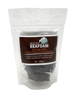 Seattle Seafoam - Orange Zest 
 Dark Chocolate Honeycomb Candy - 3oz