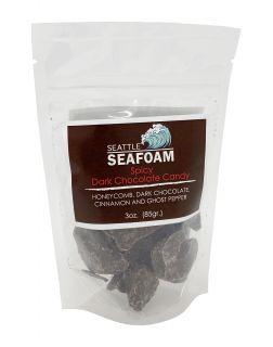 Seattle Seafoam - SPICY Dark Chocolate Honeycomb Candy - 3oz