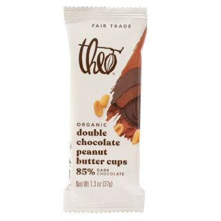 Theo Chocolate - Double Chocolate Peanut Butter Cups - 1.3oz