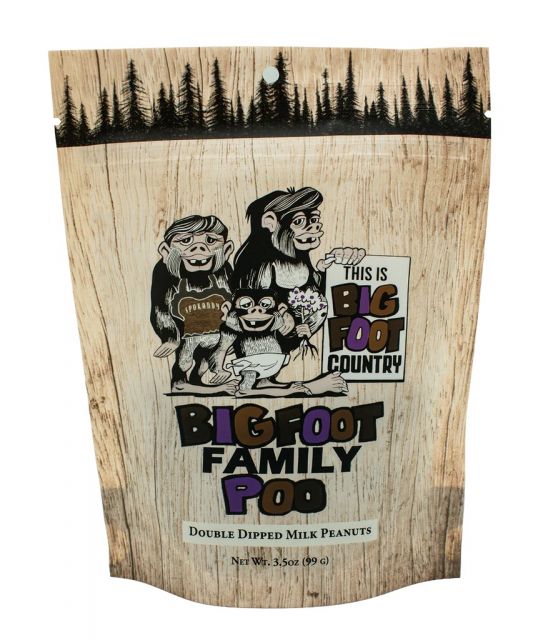 3.5oz Bigfoot Family Poo - Chocolate Covered Peanuts