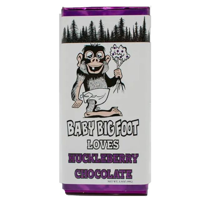 3oz Baby Bigfoot Huckleberry Chocolate Bar