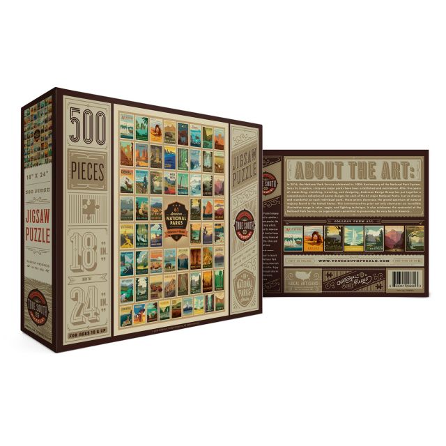 500 Pieces National Parks Jigsaw Puzzle