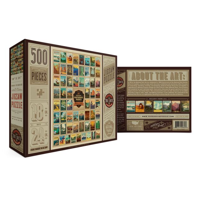 500 Pieces National Parks Wilderness and Wonder Jigsaw Puzzle