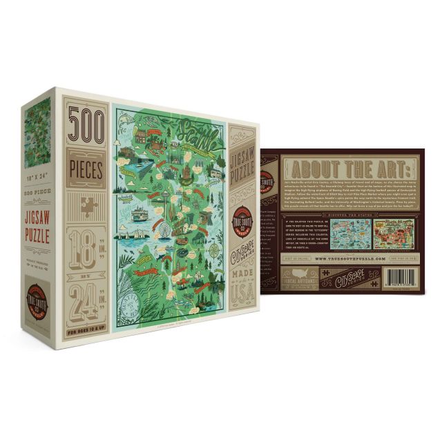 500 Pieces Seattle Jigsaw Puzzle