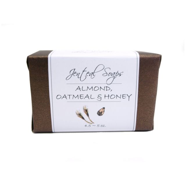 Almond, Oatmeal and Honey Soap - Jenteal Soaps - 4.5 - 5oz