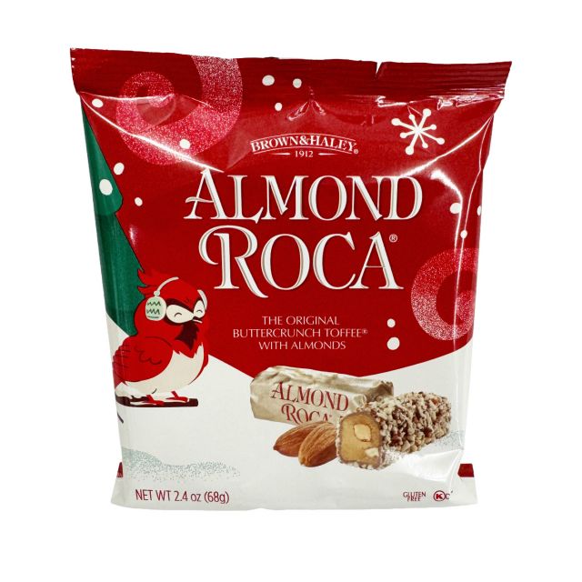 Almond Roca - 2.4oz Holiday Pouch { Cardinal }