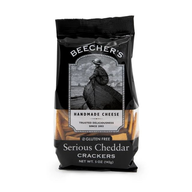 Beechers Crackers - Gluten Free Serious Cheddar Crackers - 5oz