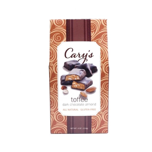 Cary's Toffee - Dark Chocolate Almond - 4oz