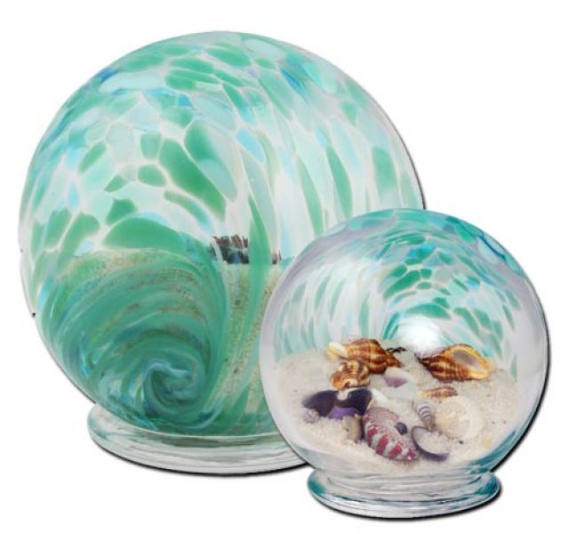 Glass Eye Studio Green Sea Globe - Large - 6