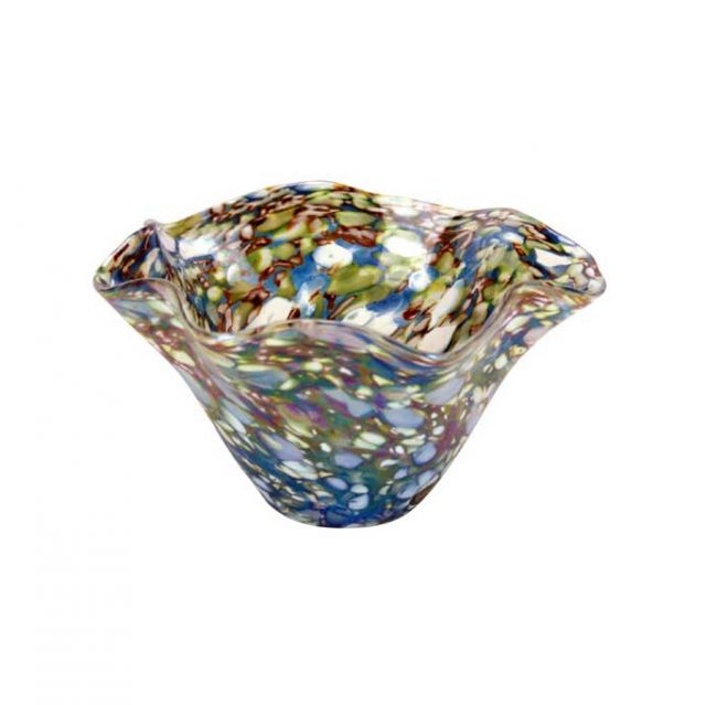 Glass Eye Studio - Mini Wave Bowl - Abalone - 6'' diameter