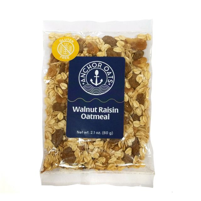 Gluten Free Walnut Raisin Oatmeal Single Serving - 2.1oz
