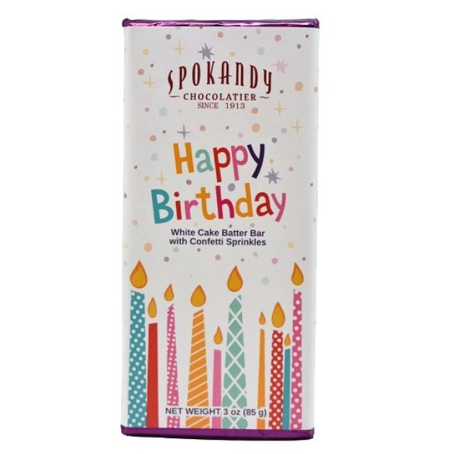 Happy Birthday Cake Batter Candy Bar - 3oz