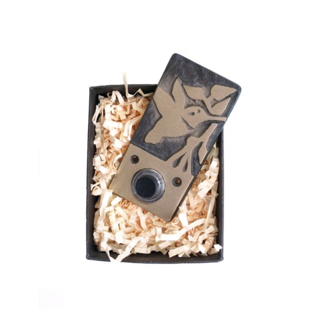 Hummingbird Doorbell - Solid Bronze - by Paul Strauch