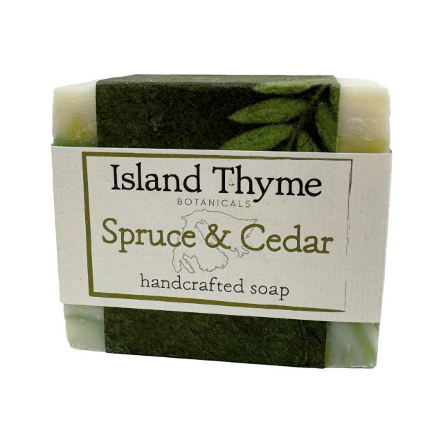 Island Thyme Botanical - Spruce and Cedar Soap - 4oz