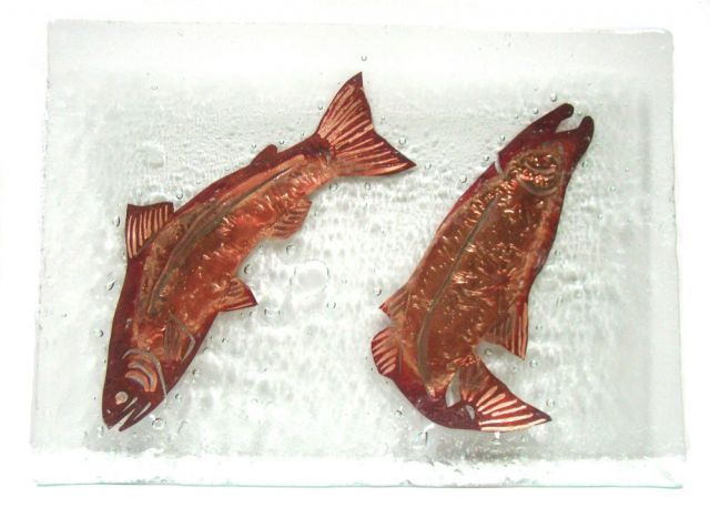 Jones Glassware - Large Salmon Platter - 14.5