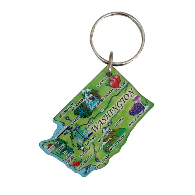 Keyring - Washington State Acrylic Keychain