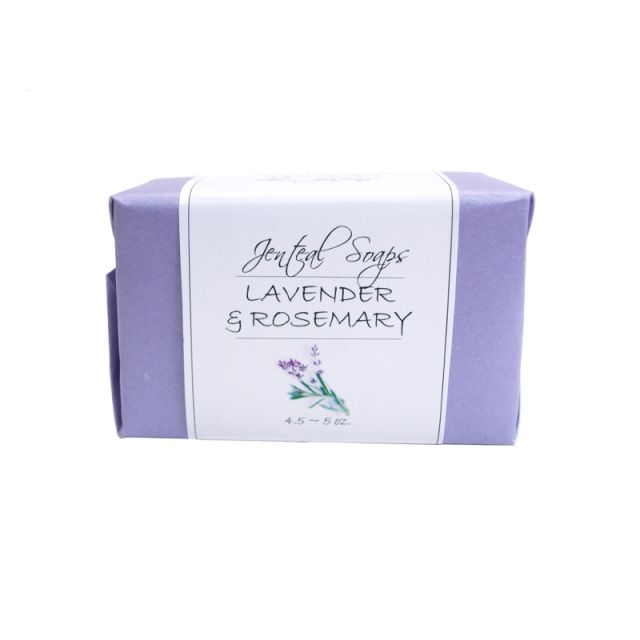 Lavender and Rosemary Soap - Jenteal Soaps - 4.5 - 5oz