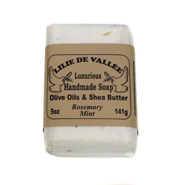 Lilie de Vallee Olive Oil & Shea Butter Soap - Rosemary Mint - 5 oz