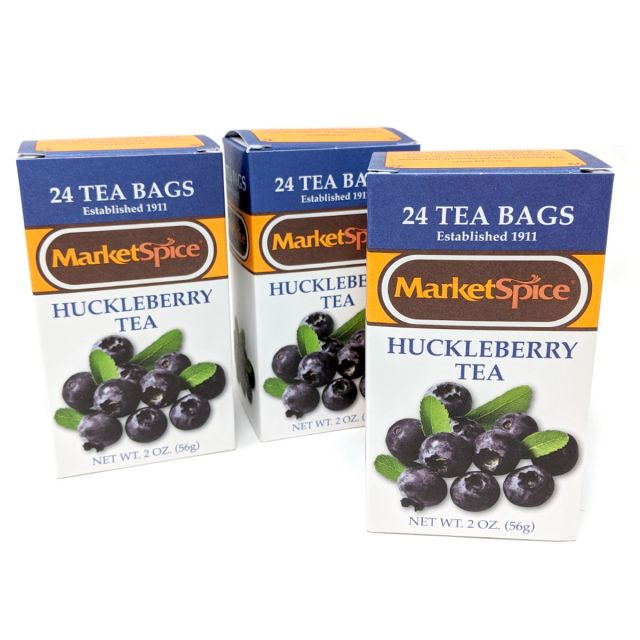 MarketSpice Tea - Huckleberry - 72 bags (3 boxes)